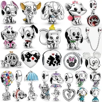 925 sterling silver plata charms of ley charm beads little cute elephant charms fit pandora 925 original bracelet silver jewelry