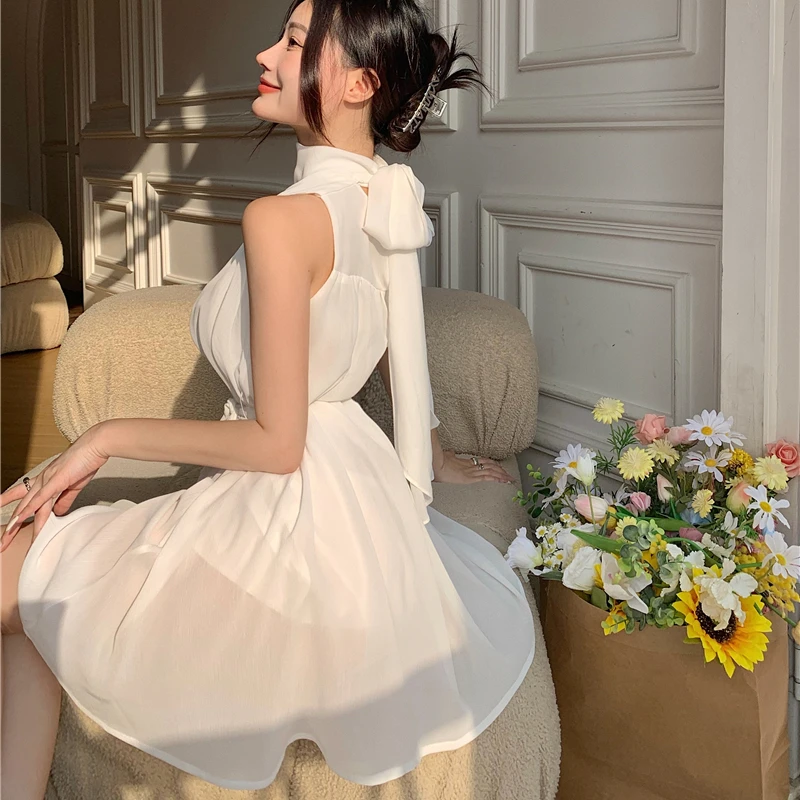 Блузка Женская средней длины без рукавов приталенная рубашка шифоновый