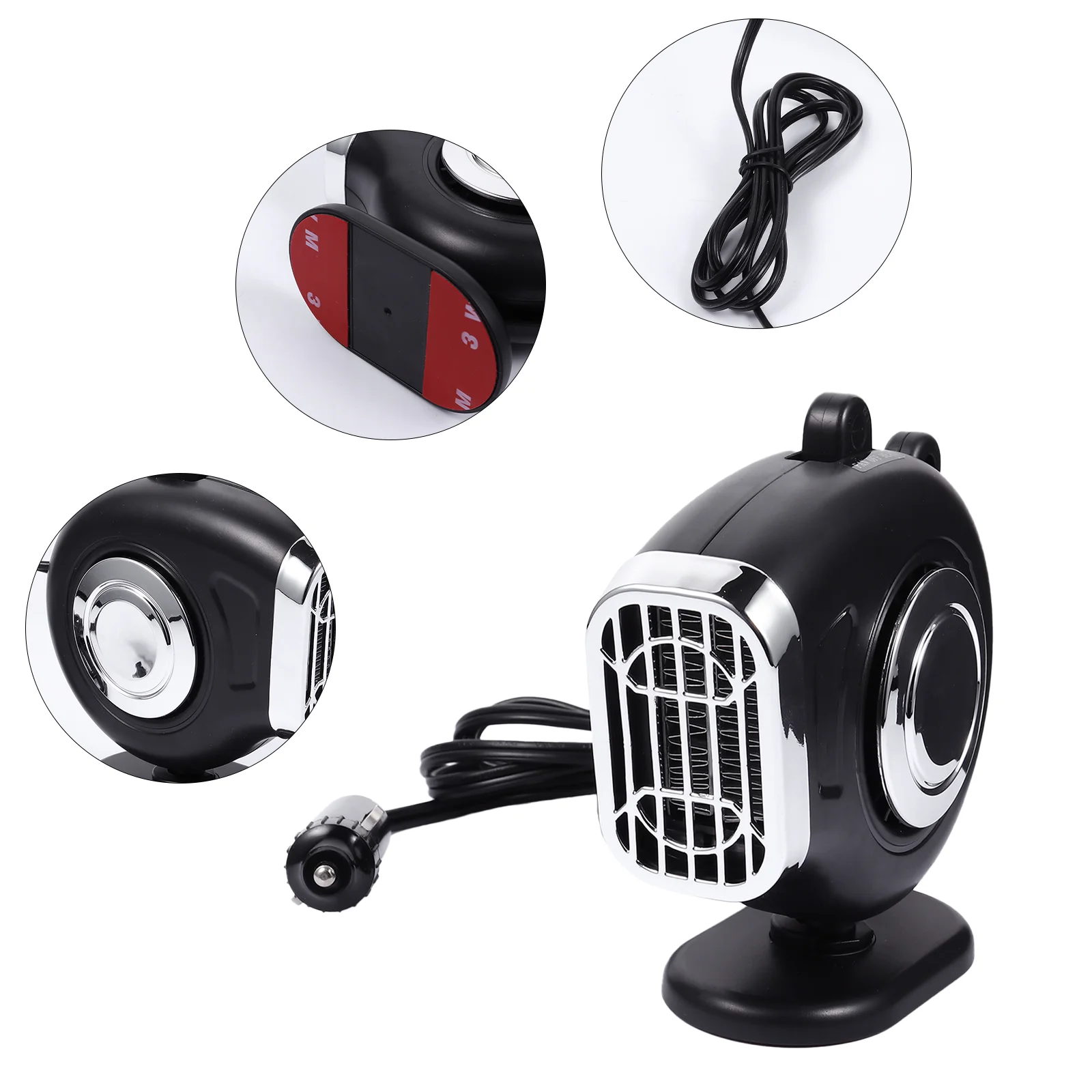 

Lighter 12V Car Heater Hot-air Blower Vehicle Fan Heating Defroster Demister