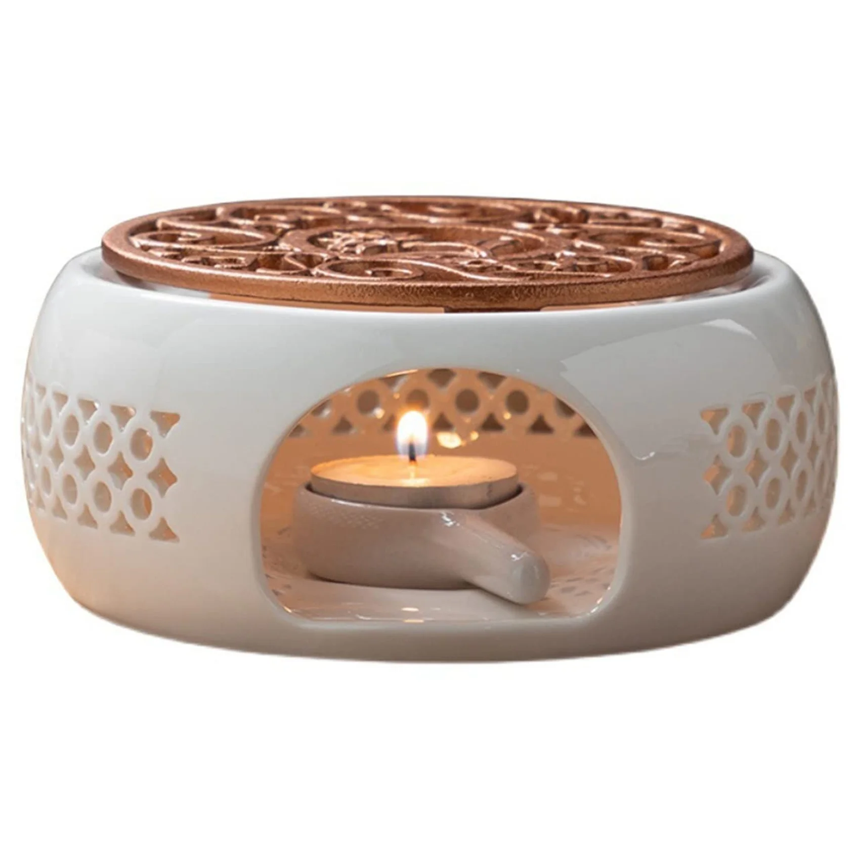 Base Tea Warmer Insulation Base Tea Coffee Water Warmer Candle Heating Base Holder Teaware