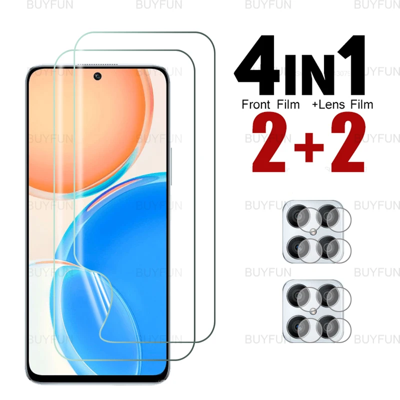 

Для Honor X8 6,7 дюймов Hydrogel Flm для Huawei Honor X9 5G Защитная пленка для переднего и заднего экрана на huawai honer honar x7 стеклянная пленка