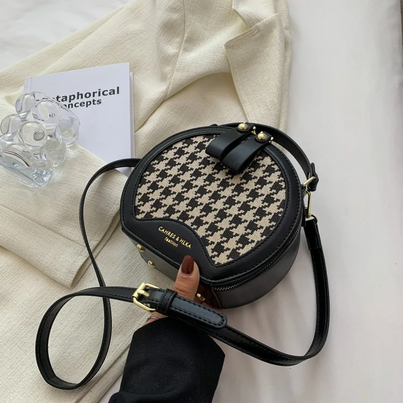 Senior Sense of Small Round Bag Female 2023 New Fashion Handbag Everything Exploded Single Shoulder Crossbody Bag