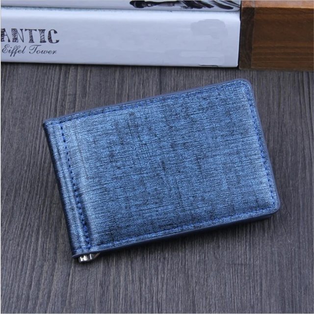 

Men Bifold Business Wallet Luxury Brand ID Credit Card Visiting Card Holder Wallet Money Clips Money Bag Clutch Cartera Hombre