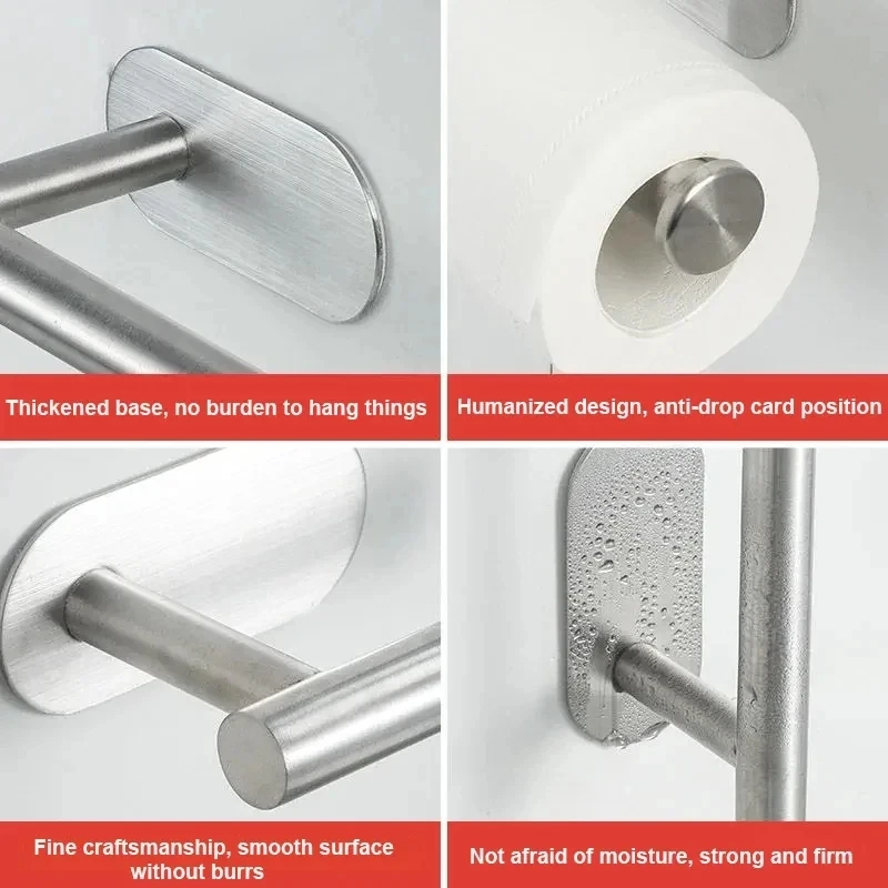 Держатель для туалетной бумаги из нержавеющей стали настенный