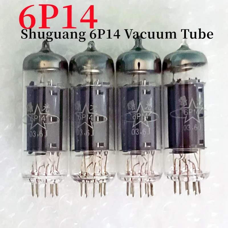 Вакуумная трубка Shuguang 6P14 класс J заменяет 6p14 6BQ5 EL84 для Hi-Fi оригинальный товар -
