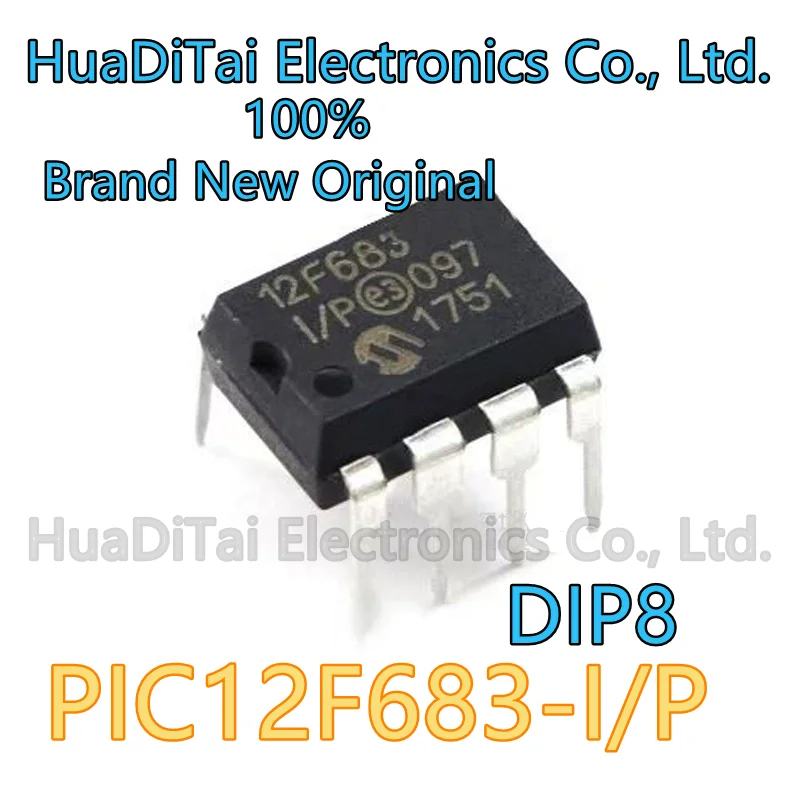 PIC12F683-I/P DIP-8 100% novo e original