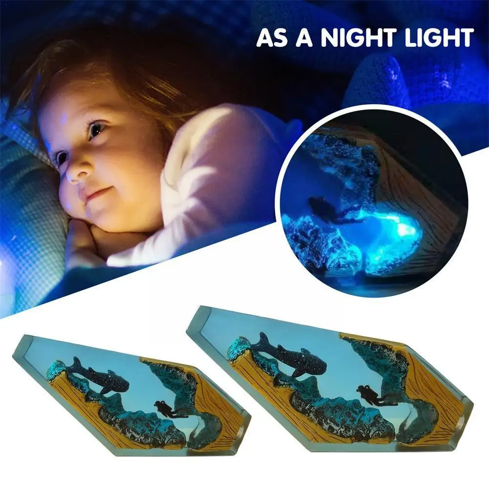 

Led Luminous Whale Night Light Projector Birthday Party Decoration Portable Mood Light For Bedroom Living Room Wall Photogr P5T9