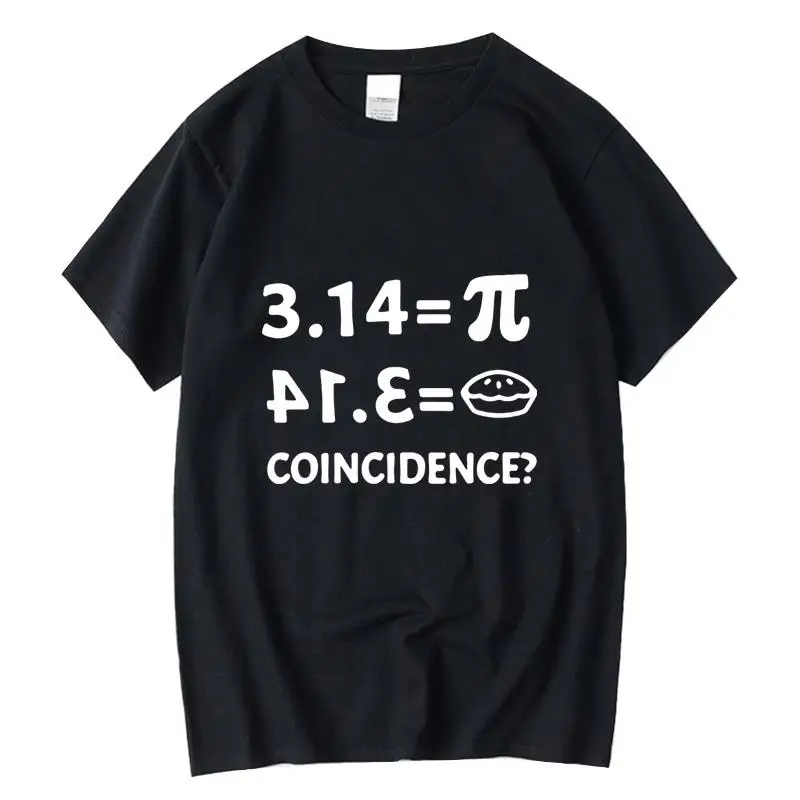

Men's T-shirt High Quality 100% cotton Interesting mathematical formula design printing casual loose o-neck t-shirt tops