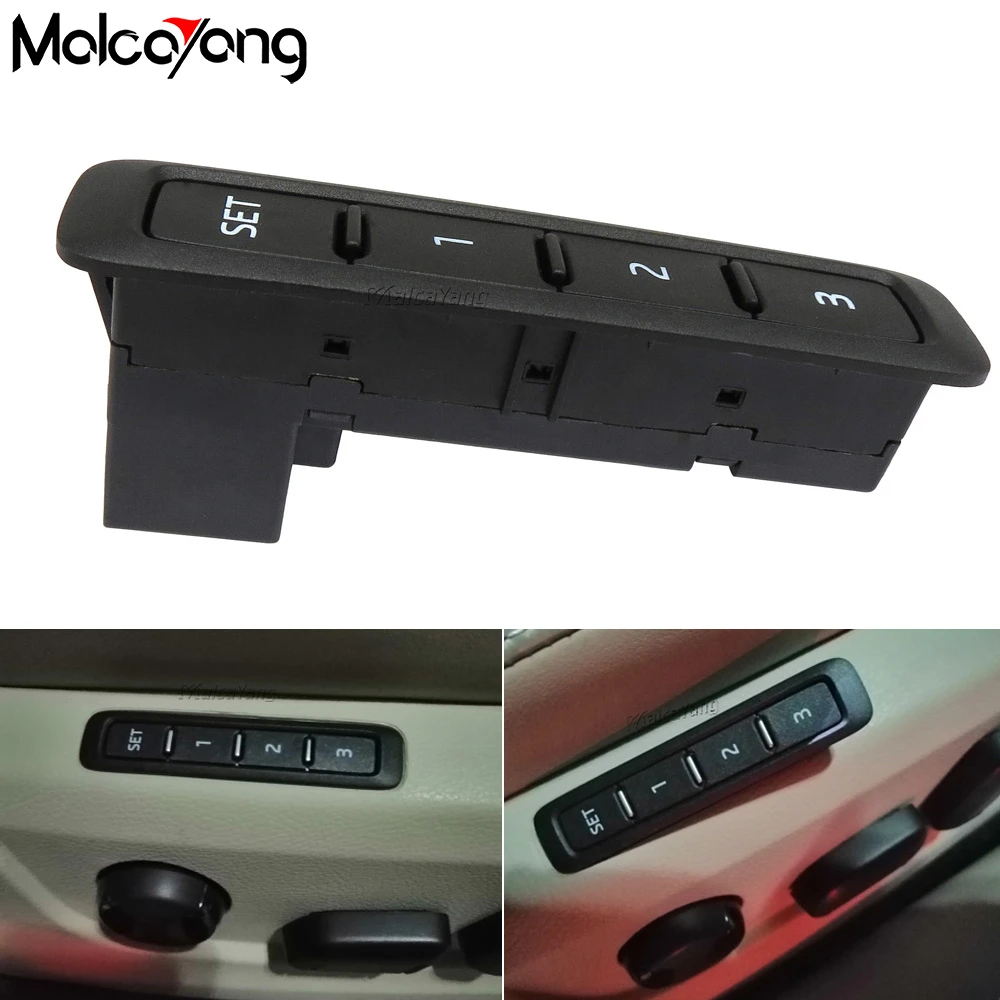 

Front Left Black Seat Memory Adjust Switch Button 1Z0 959 769 A 1Z0959769A For VW Passat B7 CC J-etta 5 MK5 Octavia Superb Yeti