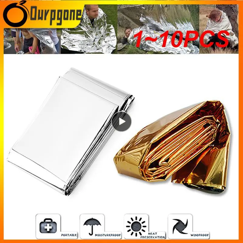 

1-10 шт., водонепроницаемое одеяло из фольги