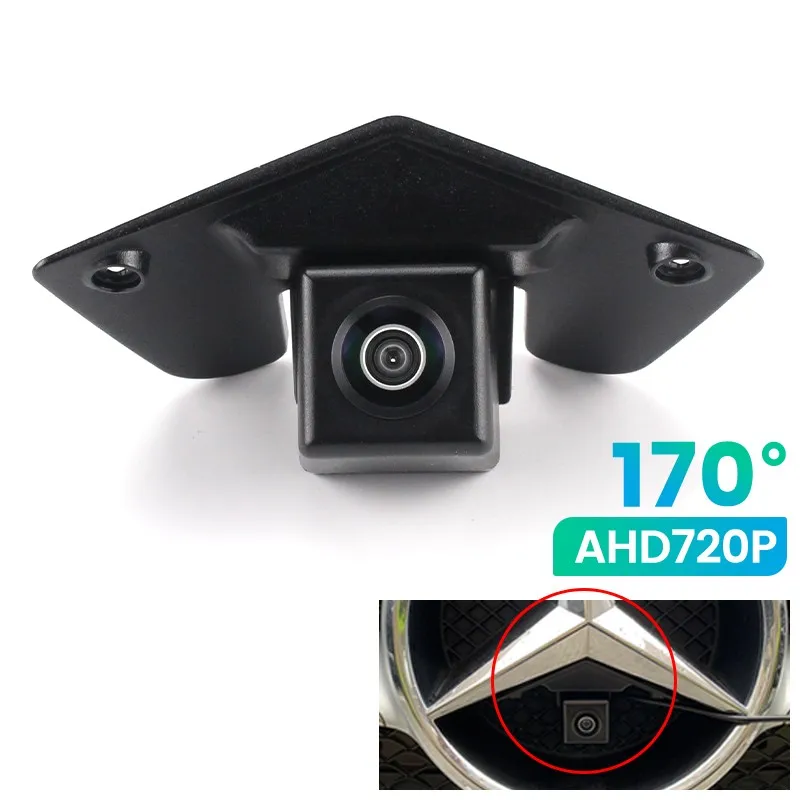 

MeyRton 170° AHD 720P Car Front View Camera For Benz Mercedes Vito Viano A B C E G GL SLK GLK SL R CCD Logo Mark HD Camera