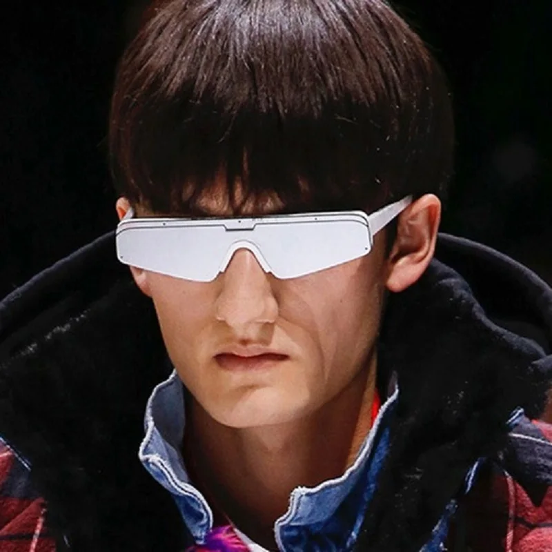 Лучшая цена модные солнцезащитные очки HD UV400 оправа с комбинированными линзами