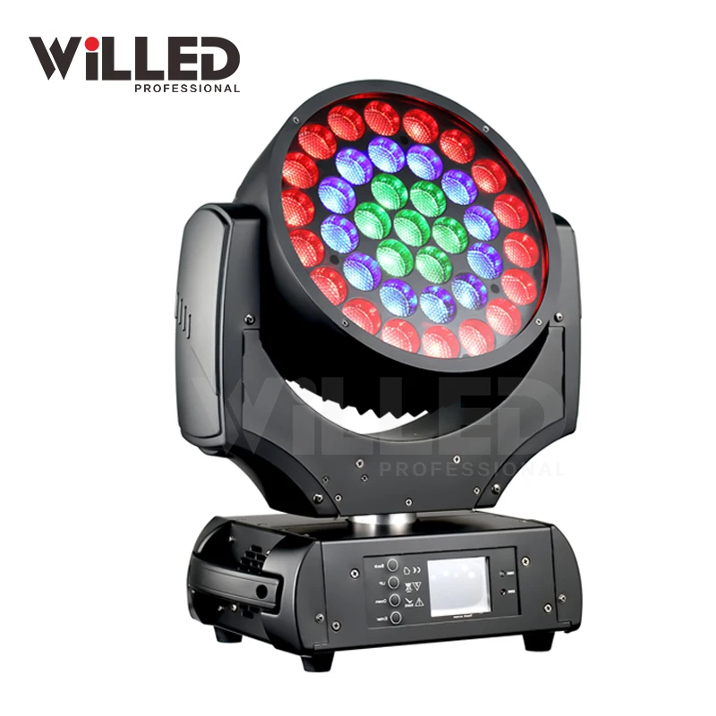 

600 zoom wash circle control 37*15w DJ disco night club lights robe event light stage 600W Wash Moving Head light