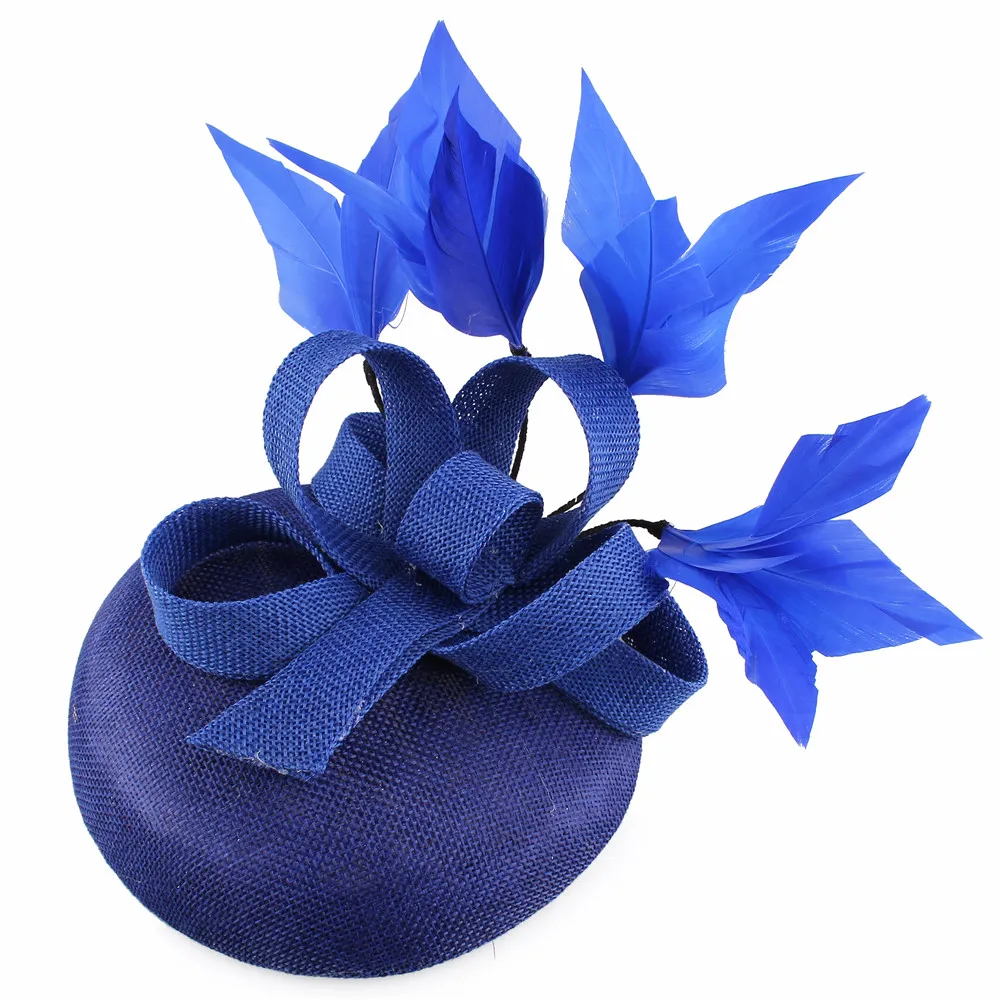 Новая женская хаки фасцинатор Пенни Меш Перьевые Шляпы Модные Ленты Женские Свадебная Вечеринка Федора Шляпа Удивительные Аксессуары SYF570