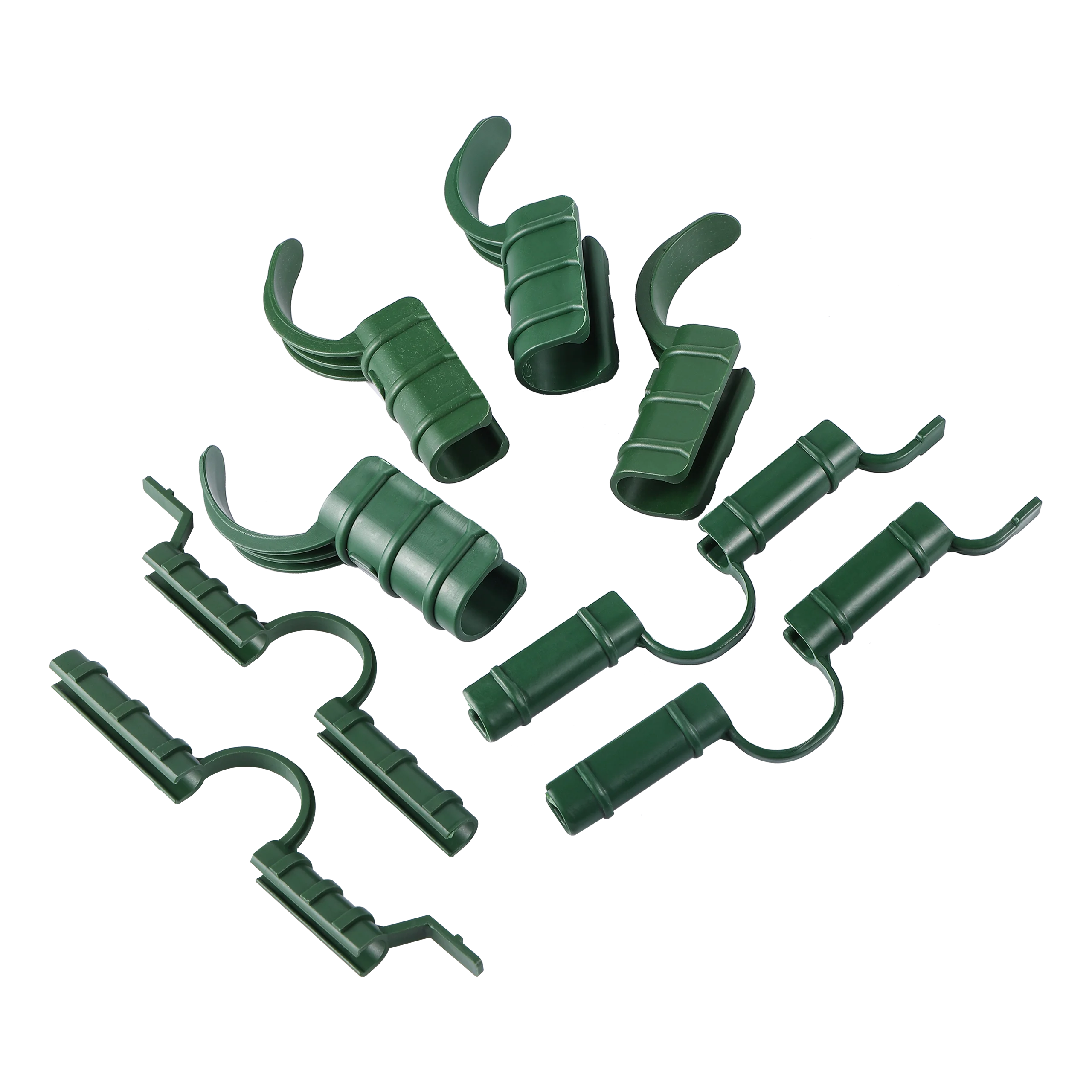 

20Pcs Greenhouse Frame Pipe Tube Film Clip Clamp Garden Shade Net Accessories Plastic Film Fixed Fittings