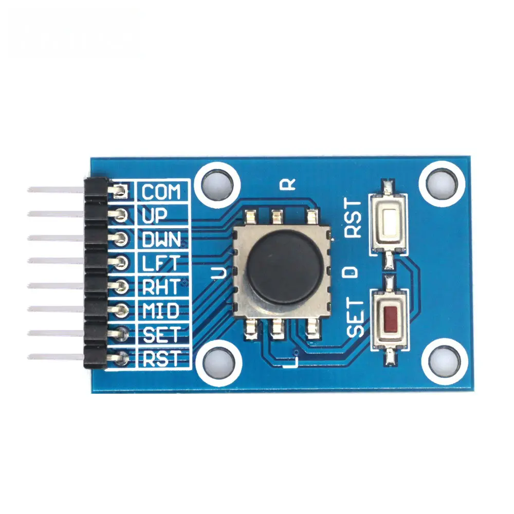 Фото Пятинаправленный модуль навигационной кнопки для MCU AVR Game 5D Rocker Joystick, независимая клавиатура для модуля джойстика Arduino №5