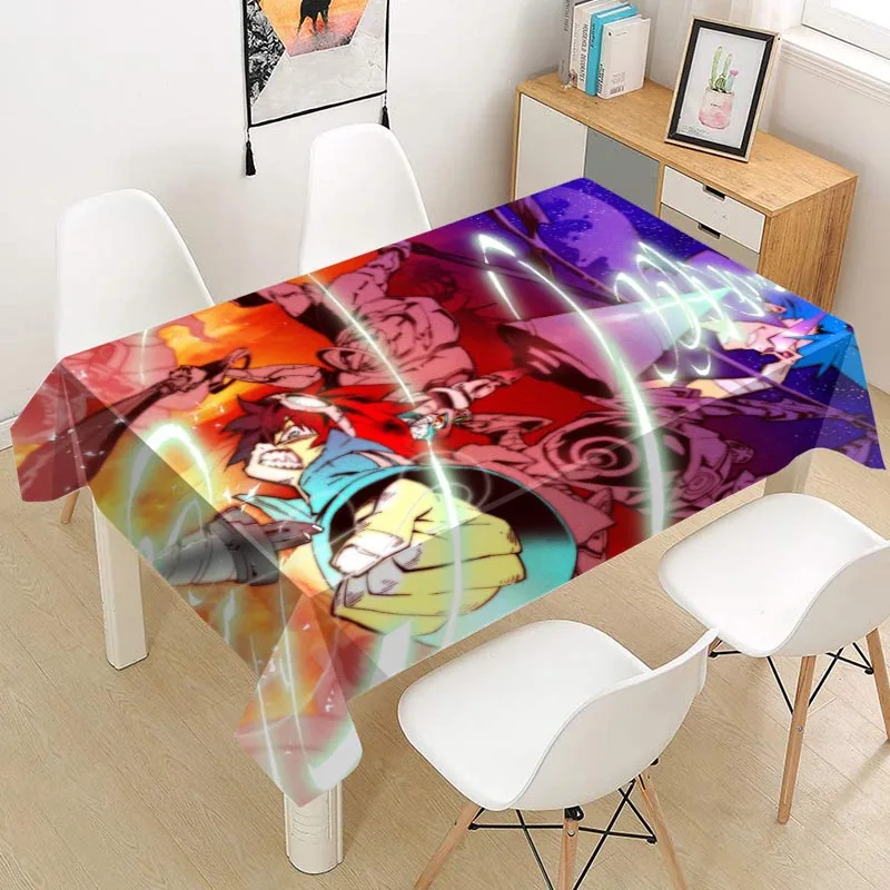 

Gurren Lagann Tablecloth Oxford Fabric Square/Rectangular Dust-proof Table Cover For Party Home Decor TV Covers