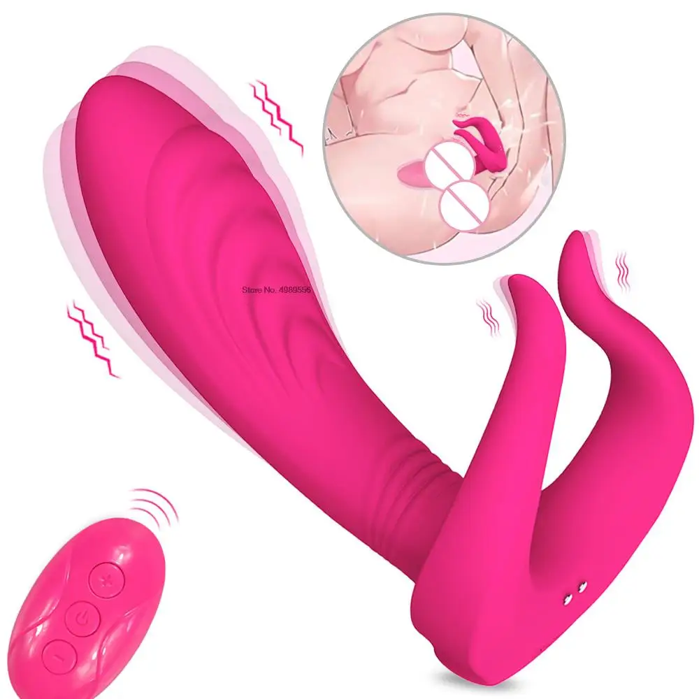 

GSpot Vibrator Penis Nipple Massager Remote Clit Sucker Vibrator Anal Clitoris Stimulator Vibrating Toys Sex Toys For Men Women