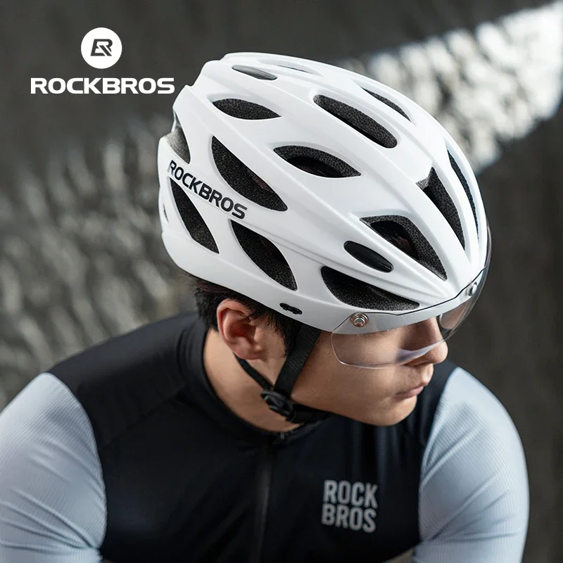 ROCKBROS Велосипедный шлем MTB Шоссейный велосипедный Легкий дышащий литой с