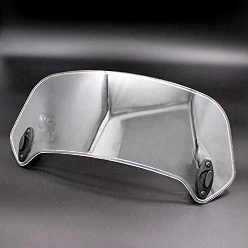 

Универсальный удлинитель лобового стекла для мотоцикла, спойлер, экран лобового стекла с регулируемым зажимом, серый