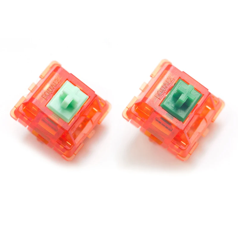 

EQUALZ Tangerine V2 Switches for Mechanical Keyboard 62g 67g Translucent Linear Axis Customize DIY Gamer