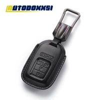 autodoxxsi leather car remote key cover fob case holder for honda civic accord cr v pilot