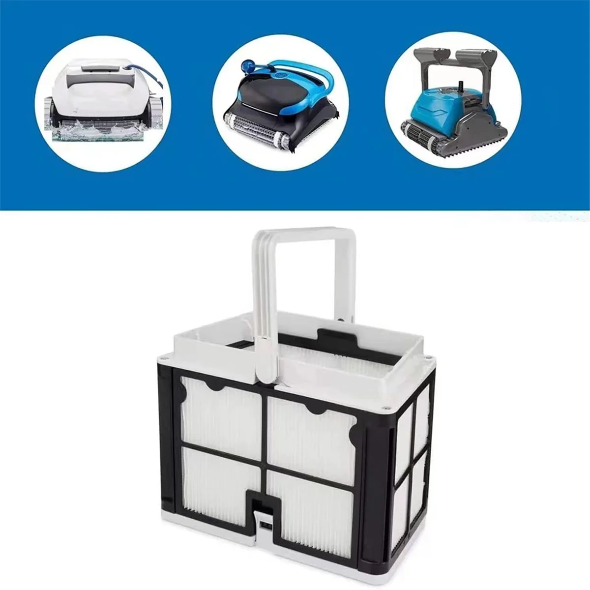 Корзина сверхтонкого фильтра для роботов-пылесосов Dolphin: S50 Active 10 номер детали: