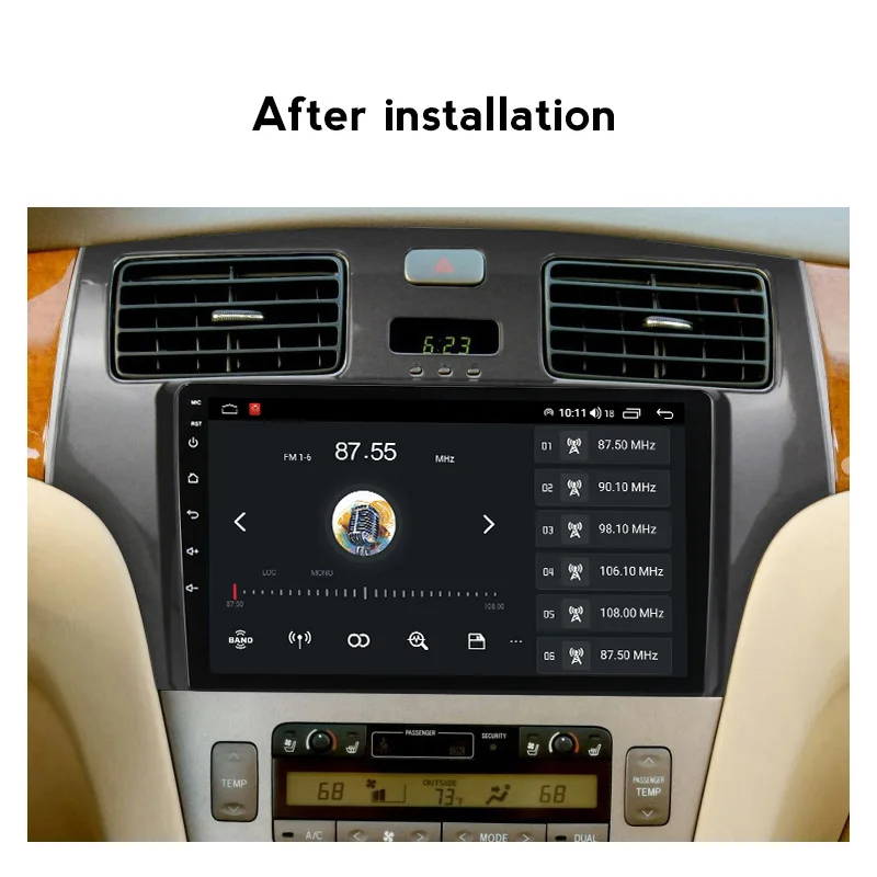 Android 11 Автомобильный GPS мультимедийный радиоплеер для Lexus ES250 ES300 ES330 2001 2002 2003-2006