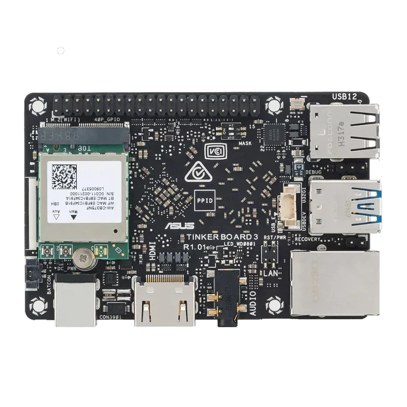 Фото Плата разработчика Rockchip RK3566 на базе Android, Tinker Board 3S, Asus Tinkerboard 3, встроенный SBC, оригинальный, новый. №1