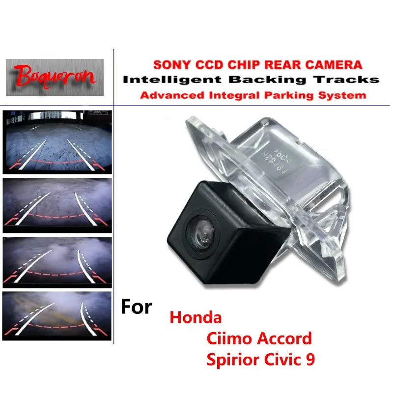 

for Honda Ciimo Accord Spirior Civic 9 CCD Car Backup Parking Camera Intelligent Tracks Dynamic Guidance Rear View Camera