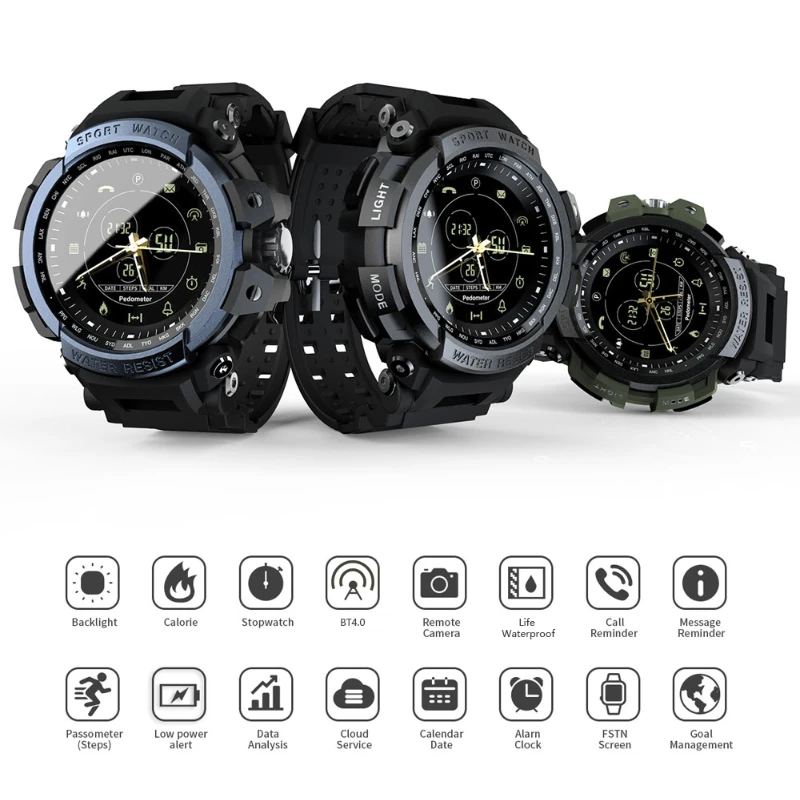Фото Смарт-часы MK28 мужские, экран 2022 дюйма, Bluetooth, 4.0 №2