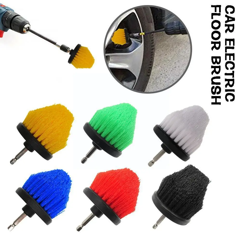 

2.5In Cone Electric Drill Brush Cleaner Brush Auto Tires Cleaning Tools Polishing Cone For Cleaning Bathtub Floor Tile P7E3