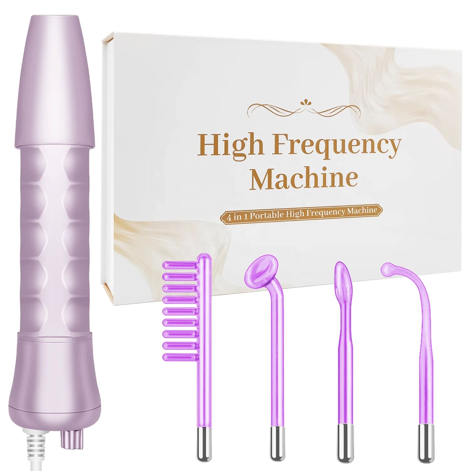 

Home OEM High Frequency Therapy Wand Handheld High Frequency Facial Machine Skin Care for Skin Tightening Beauty Instrument