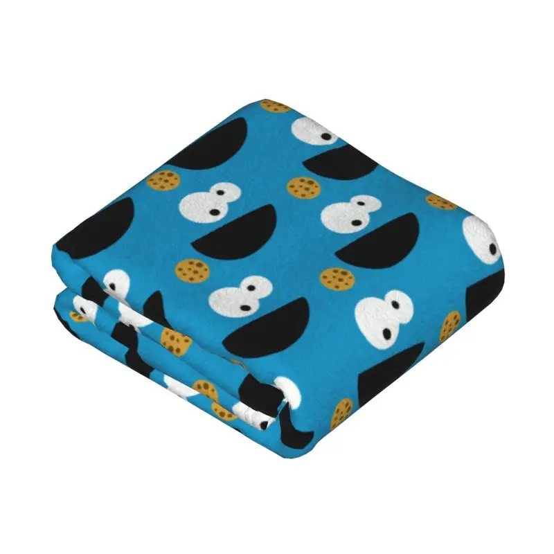 Забавные мультяшные одеяла с 3D принтом счастливого печенья монстра из