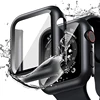 Glass+Cover For Apple Watch case 8 7 6 SE 5 3 iWatch Accessorie Screen Protector Apple watch serie 45mm 41mm 44mm 40mm 42mm 38mm 1