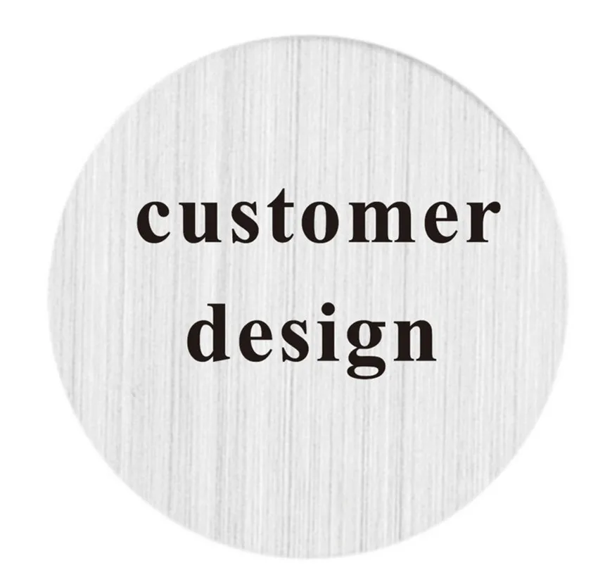 

100PCS Wholesale Custom Floating Charms Stainless Steel Window Plate fit 30mm Glass Locket Jewelry Pendants Stainless Steel