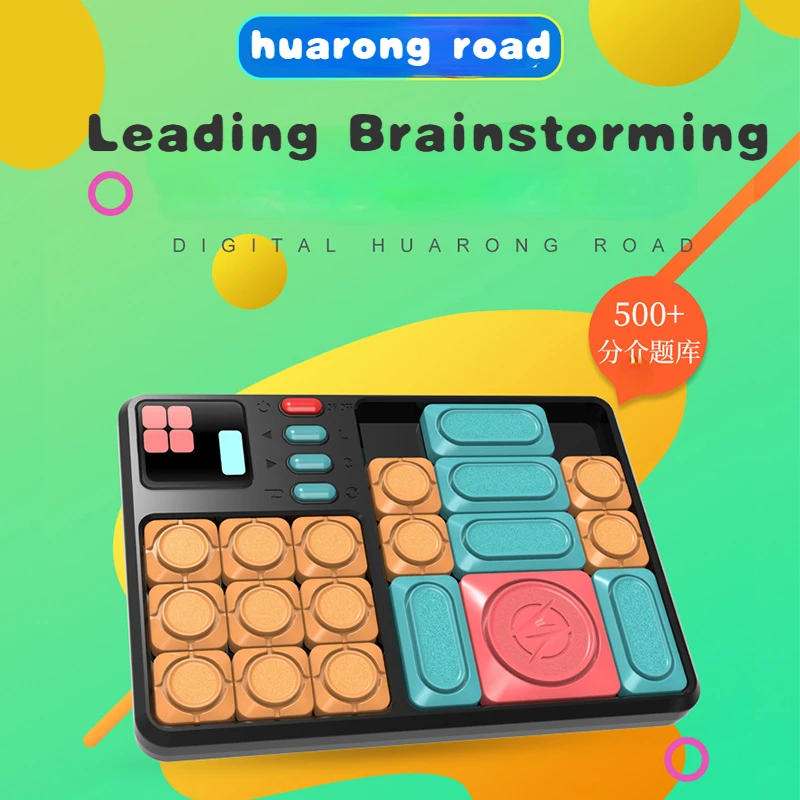 

Challenges Brain Teaser Puzzles Interactive Fidget Toys Super Slide Huarong Road Smart Sensor Game Kids Gifts Educational Toys