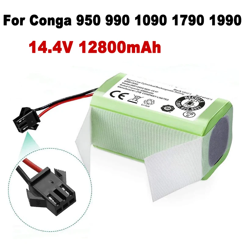 Литий-ионный аккумулятор 14 4 В 6800 мАч для Conga 990 1090 Tesvor X500 Ecovacs Deebot N79 N79S DN622 Eufy RoboVac 11