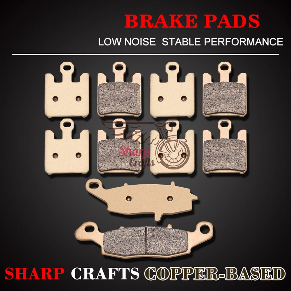 

Motorcycle Front Rear Front Rear Brake Pads For Kawasaki VN 1600 B2 B6F B7F B7FA B8F B8FA VN1600 Mean Streak 2005 2006 2007 2008