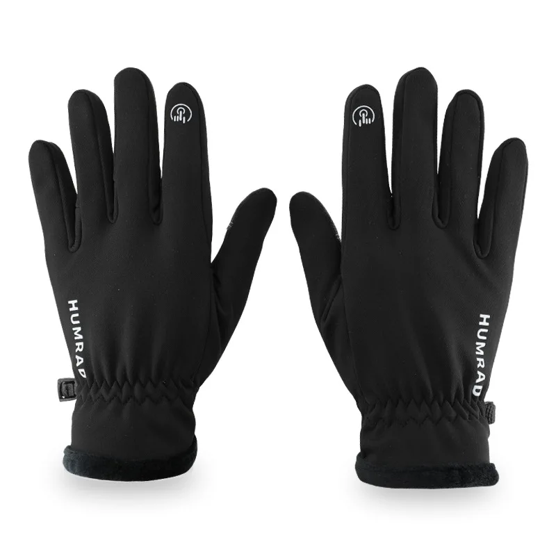 

Зимние перчатки для бега, катания на лыжах, набивные ветрозащитные водонепроницаемые нескользящие перчатки для сенсорного экрана для элек...