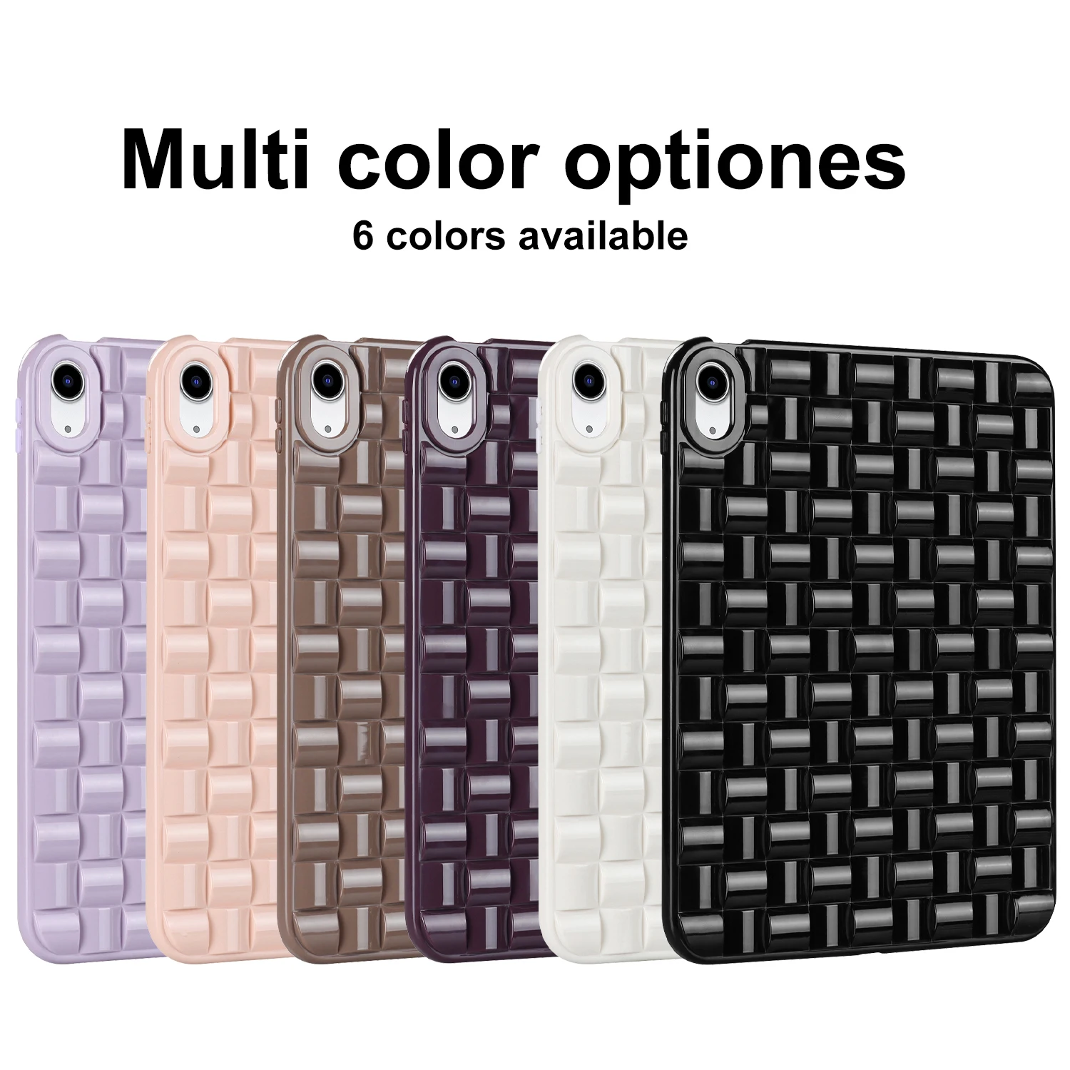 

Candy-colored Anti-fall Soft Shell for Ipad Mini5 6 Ipad Pro Air3 Air4 5 IpadPro 10.2 10.9 9.7 12.9inch Simple Apple Ipad Shell