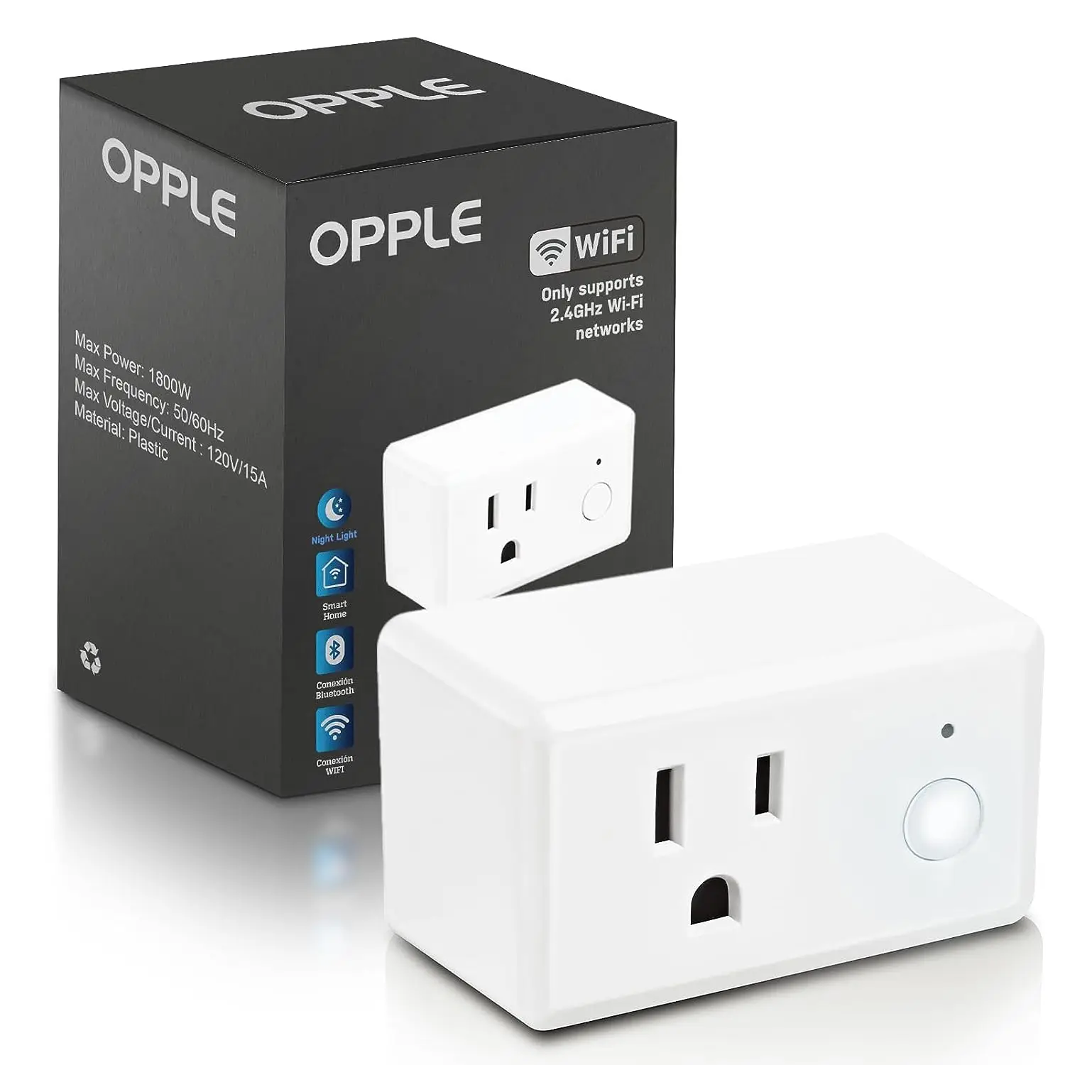 Умная розетка OPPLE с функцией Bluetooth Wi-Fi, 120 В, 15 А