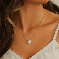 new fashion trend polarized exquisite romantic mermaid pearl clavicle necklace womens jewelry party gift wholesale
