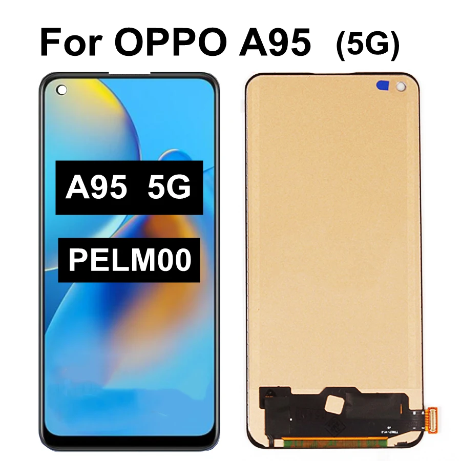 

6.4 TFT For Oppo A95 5G PELM00 LCD Display with Touch Panel Glass Screen Digitizer Assembly for OPPO A95 5G LCD