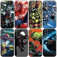 marvel trendy people phone case for huawei p smart z 2019 2021 p20 p20 p30 lite pro p40 lite 5g back silicone cover funda