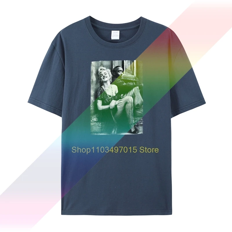 Парные футболки с забавным стилем Тупак Мэрилин Монро хип-хоп Легенда