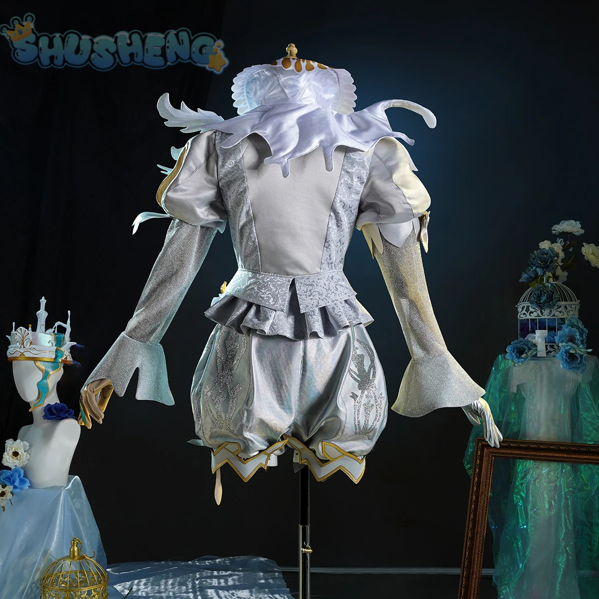 Matthias Cherning puppeteer костюм для косплея игра Identity V реквизит с короной аксессуары