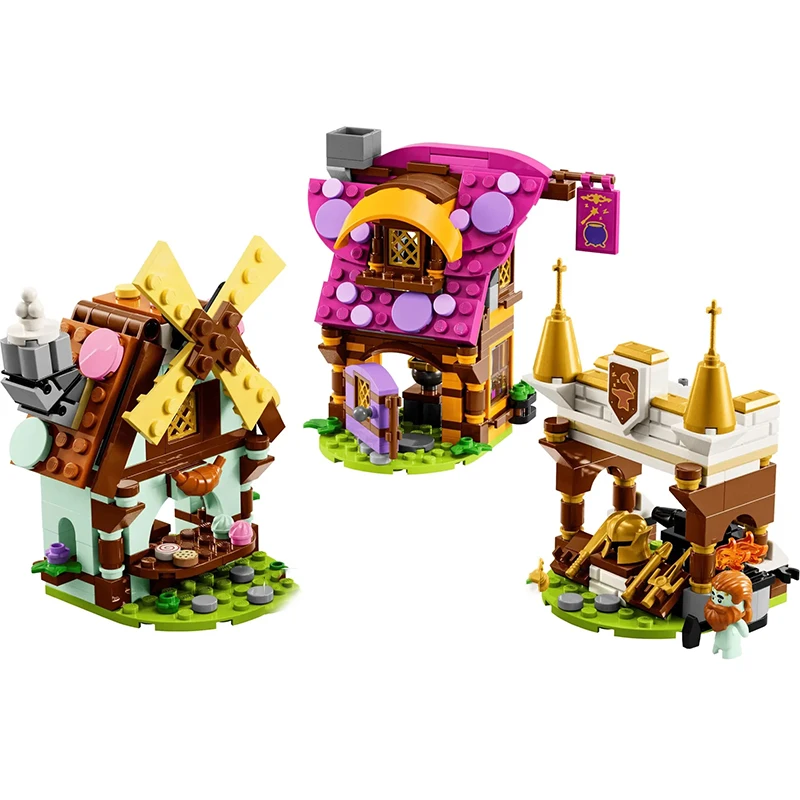 434 шт. Детский конструктор Деревня мечты