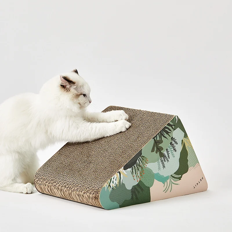 

Inclined Ladders Cat Scratch Board Nest Scratching Board Corrugated Paper No Dandruff Cat Scratching Board Cat Toy