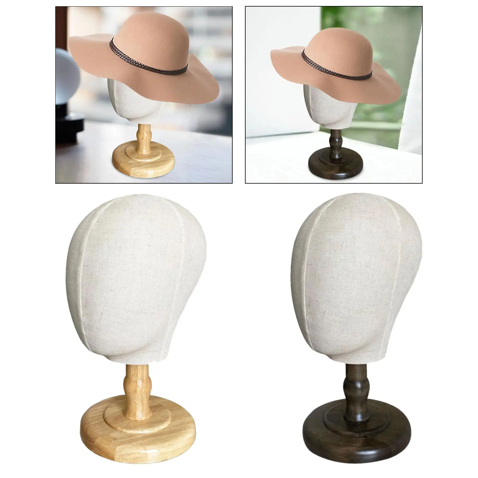 Mannequin Head Stand Salon SPA Equipment Professional Multifunctional Hat Display for Markets Wig Making Shop Home